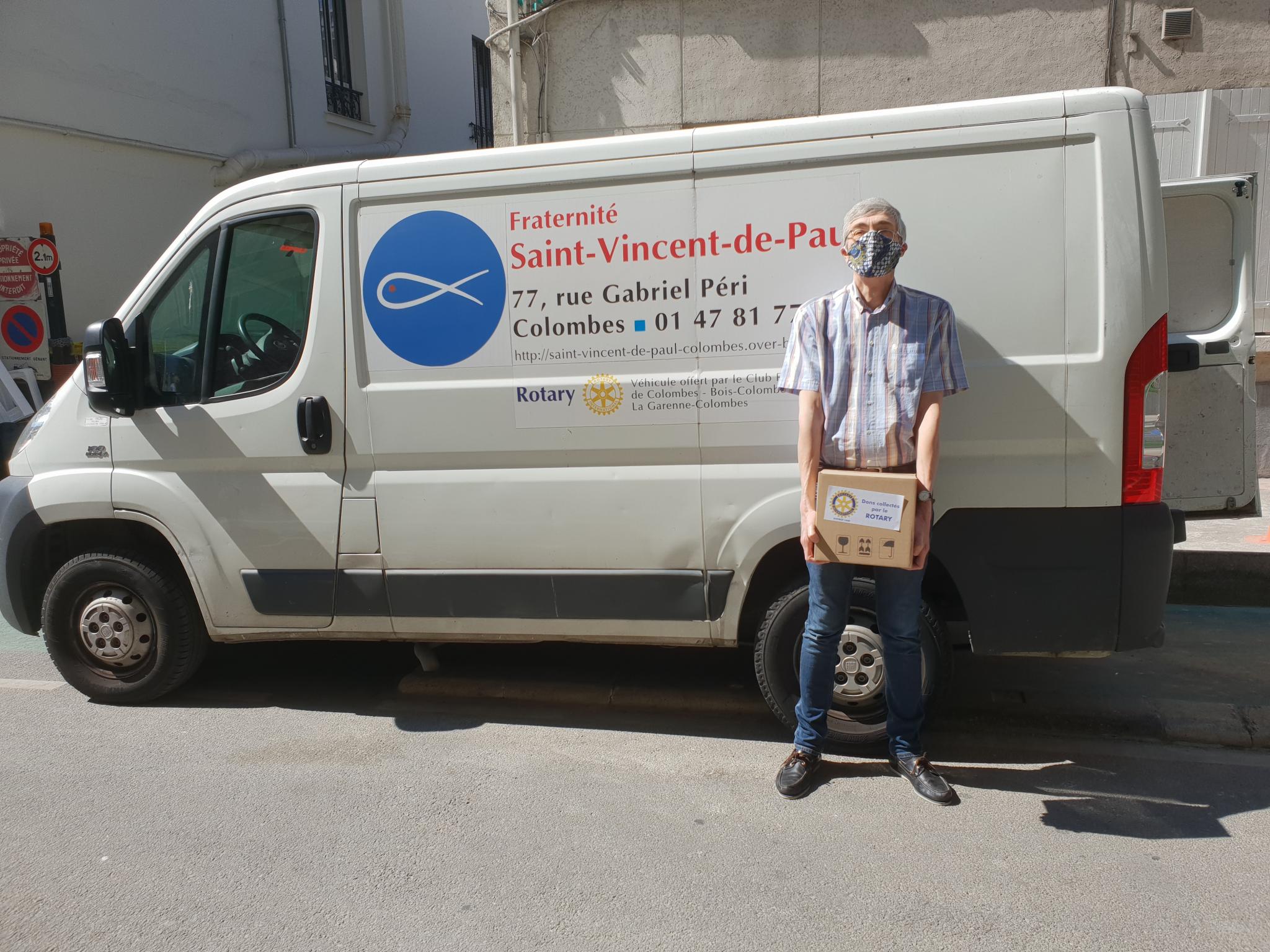 Photo camion epicerie solidaire